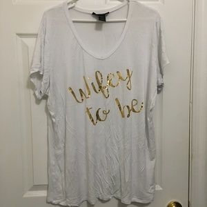 Ashley Stewart Wifey to be t-shirt
